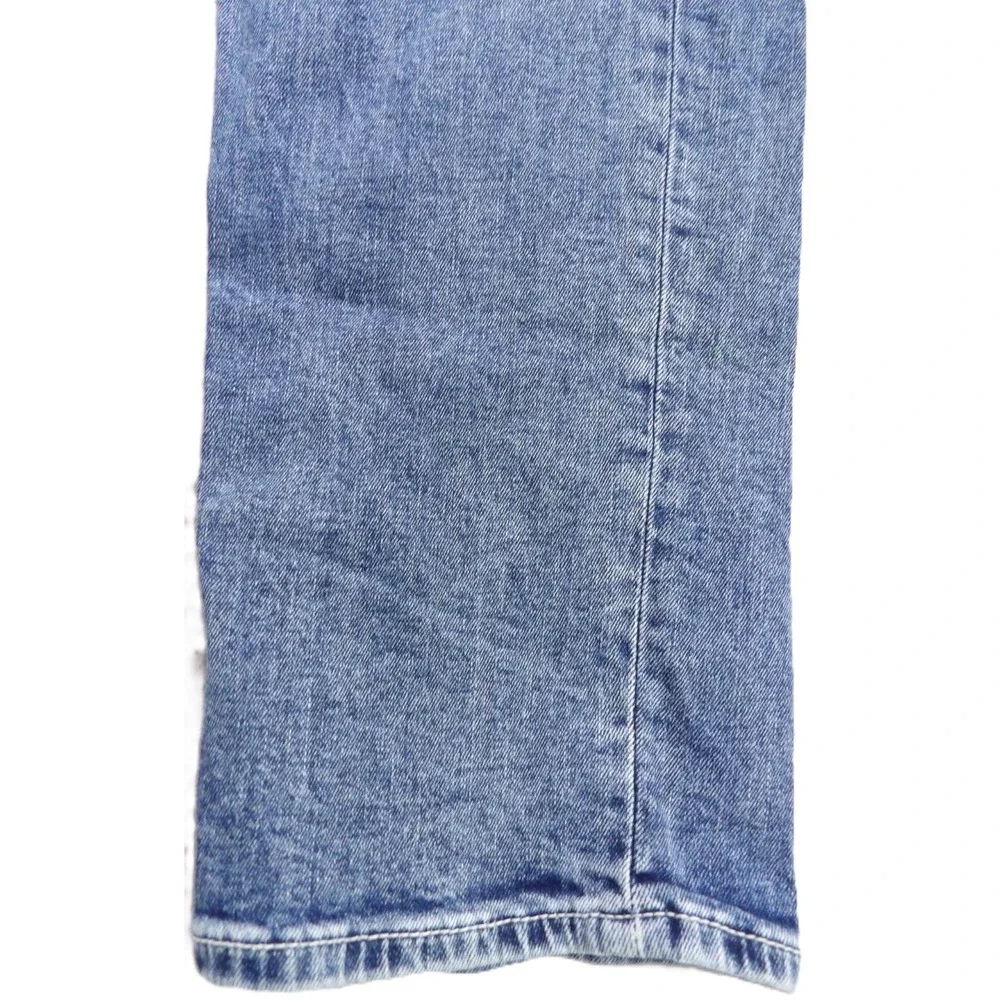 True Religion Jeans Men W32 Rocco Relaxed Skinny Flap Pocket Blue Denim Stretch